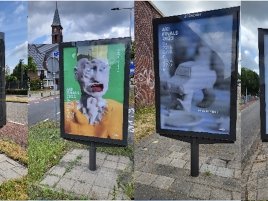 Mupi-project: kunstroute AKI ArtEZ  24 uur per dag te zien