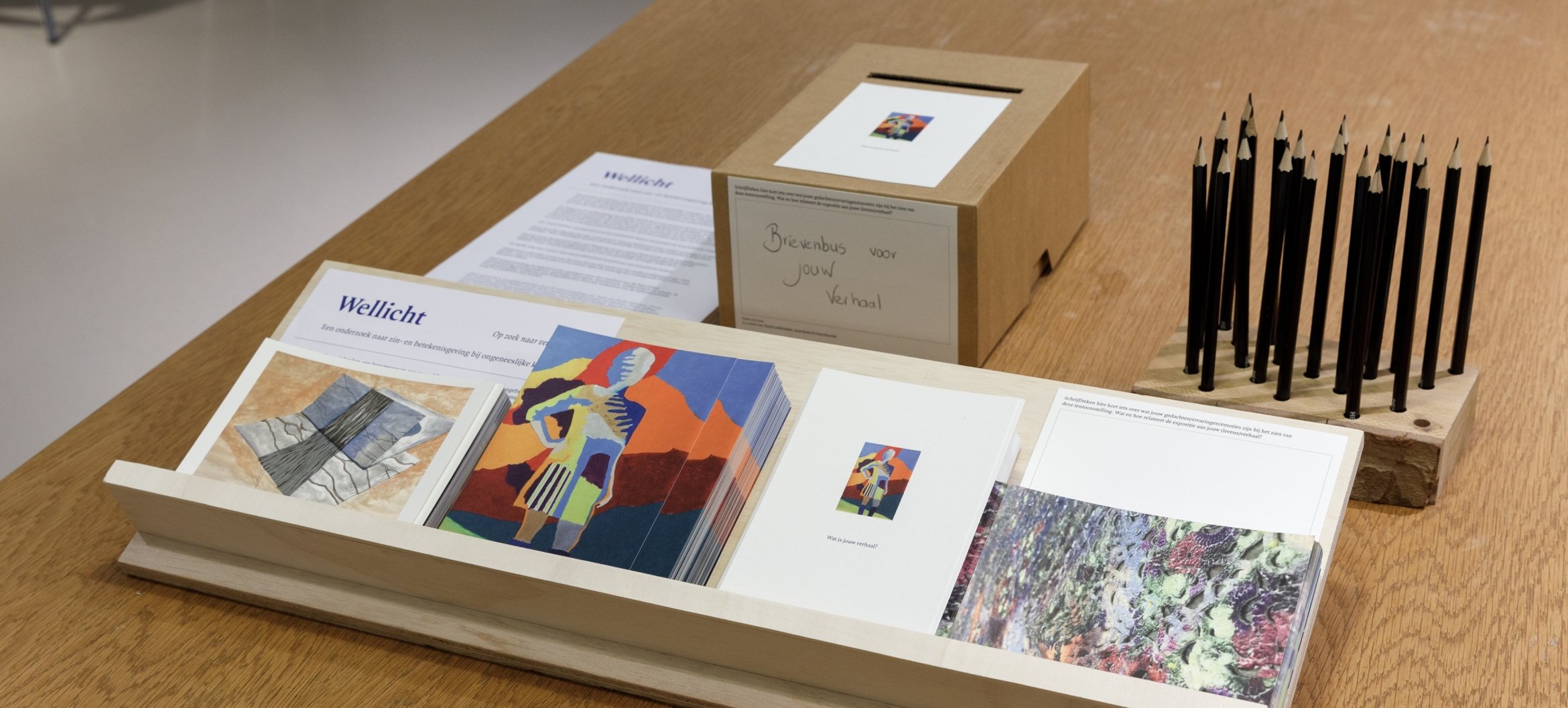 Detail of exhibition Wellicht. Photo: Franz Mueller Schmidt