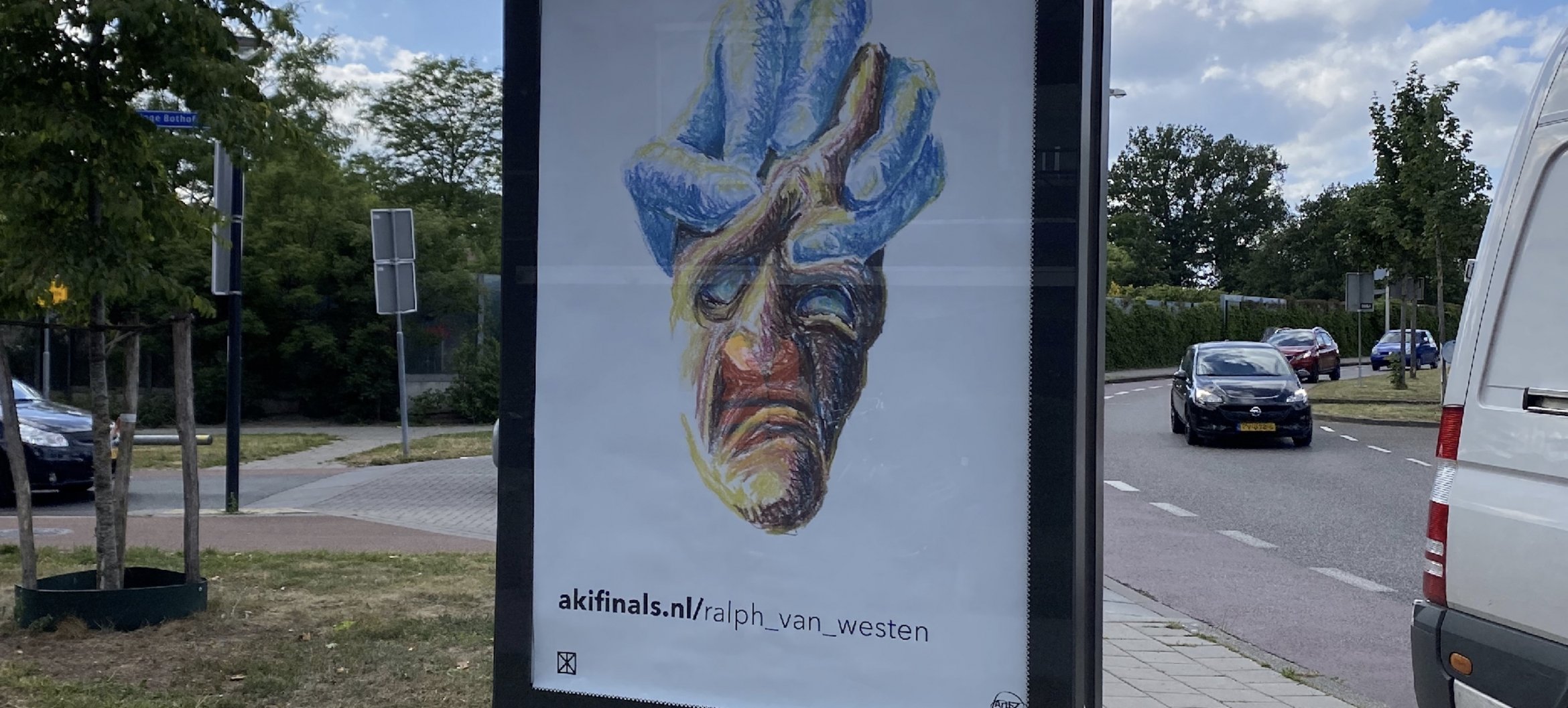 Mupi route AKI ArtEZ