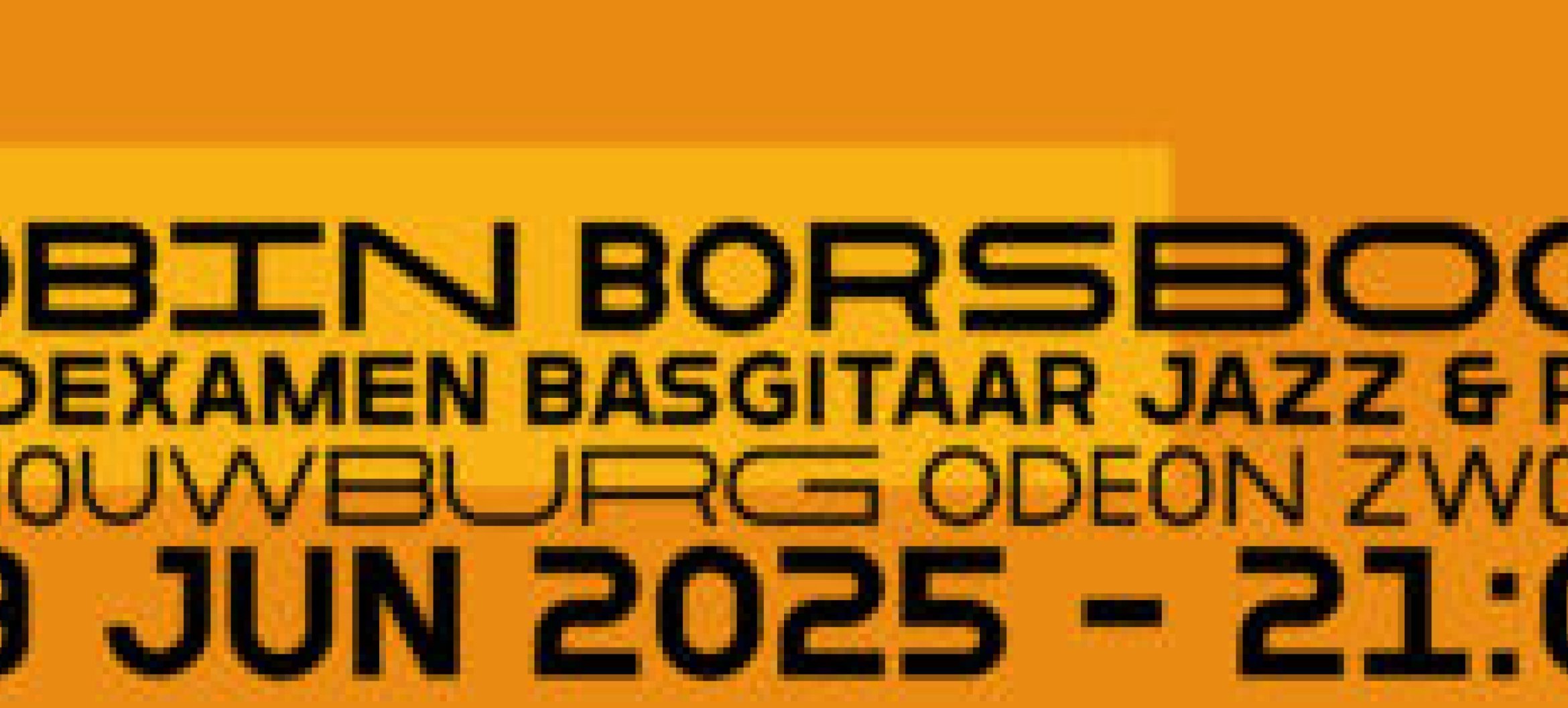 Final Exam | Robin Borsboom | Final Exam | Bass
