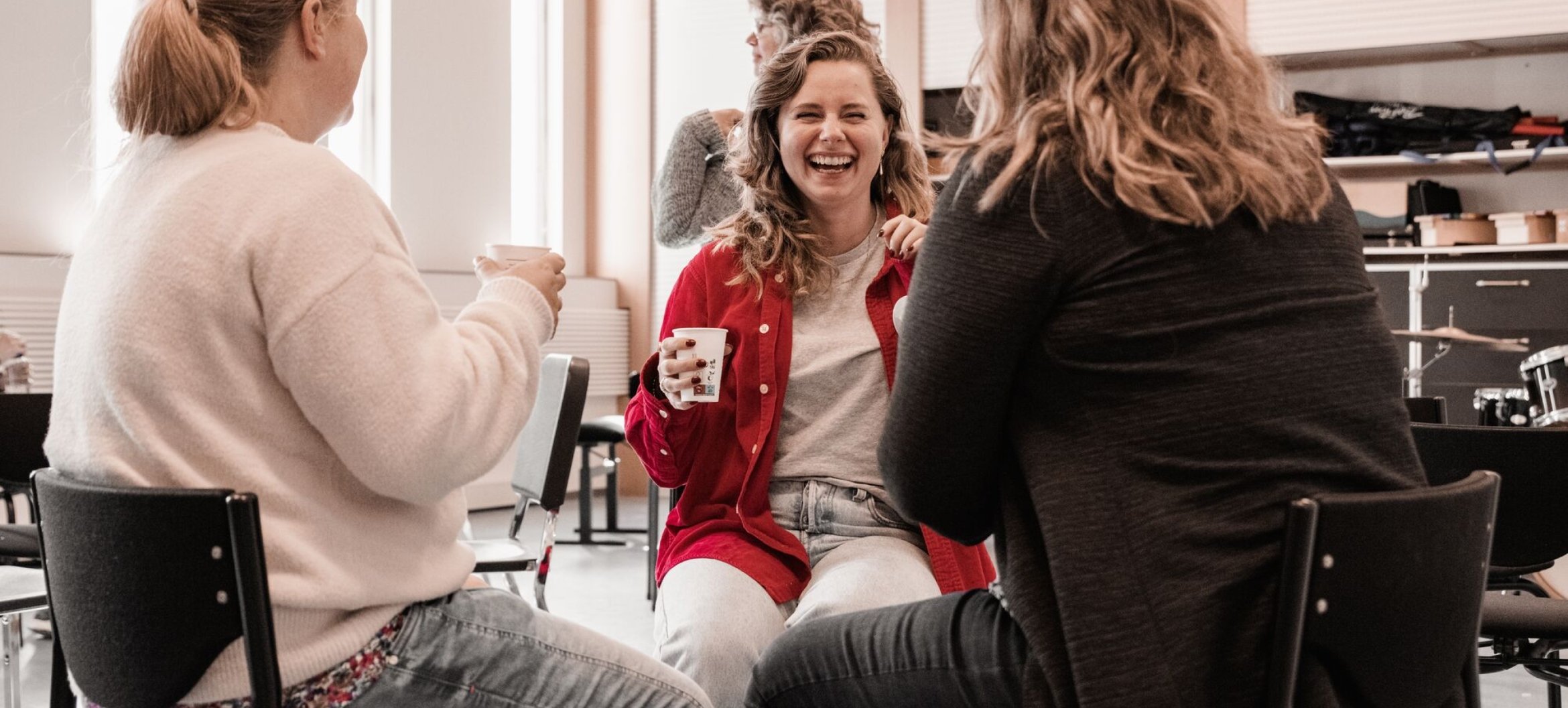 Photo: taken during the Neurological Music Training, organised and hosted by the master's in Music Therapy. Photographer: Marlies Bosma.