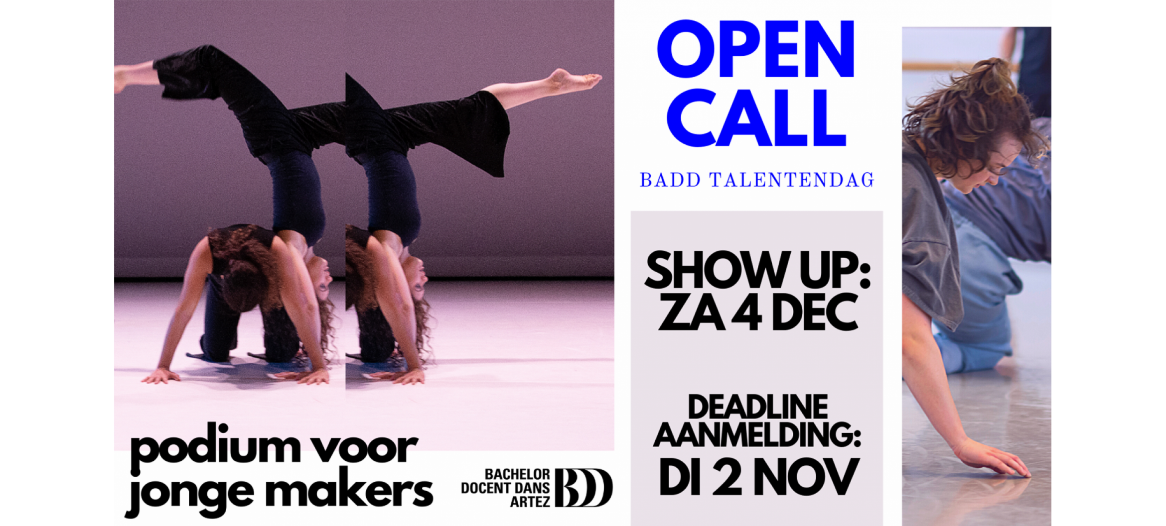 OPEN CALL | Bachelor of Dance Talent Day | SHOW UP!