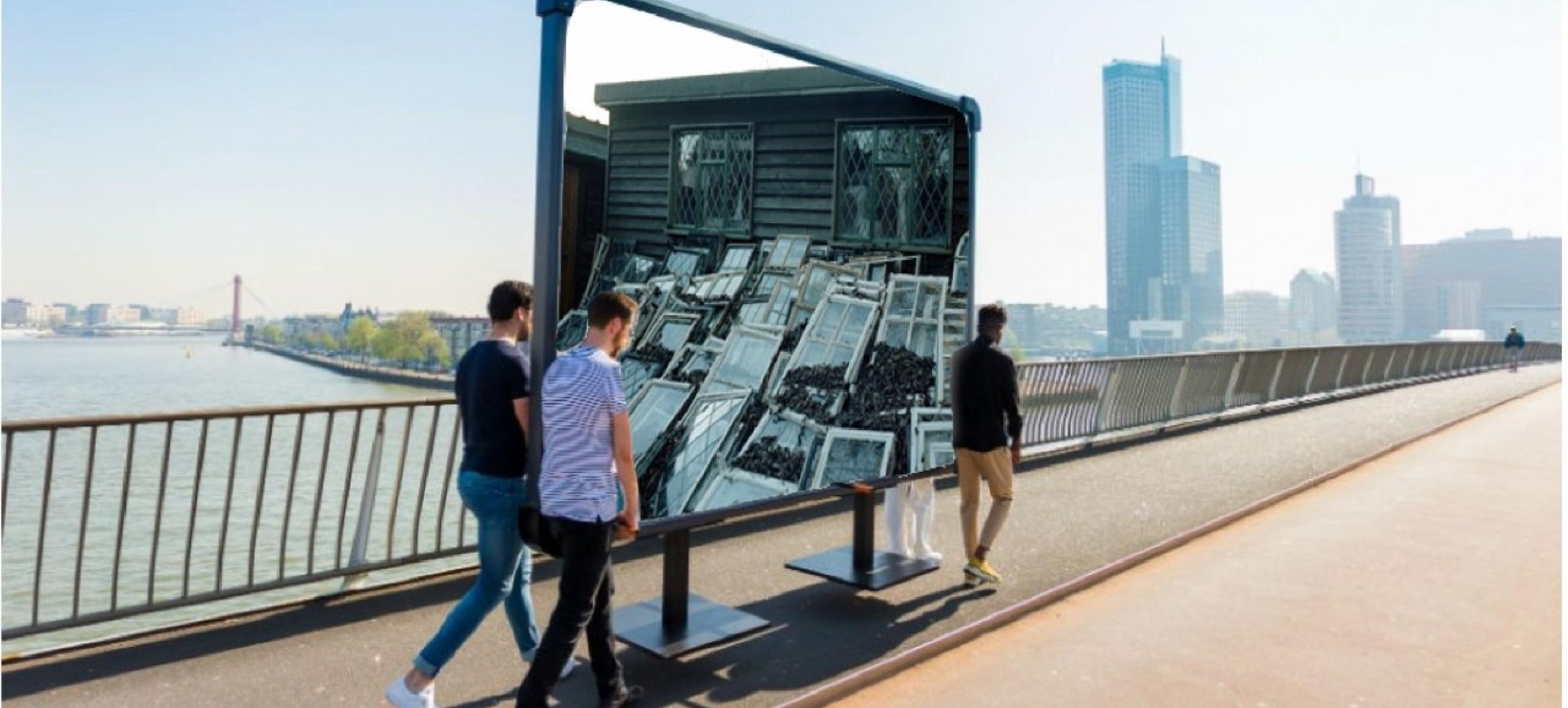 Elke vrijdag twee billboards in een wandeling door Arnhem