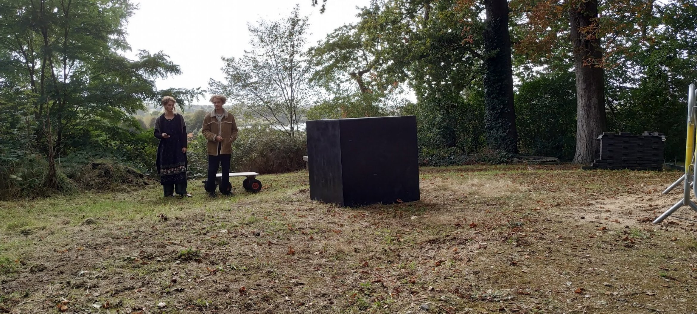 ArtEZ students bury a time capsule in Museum Arnhem for a thousand years