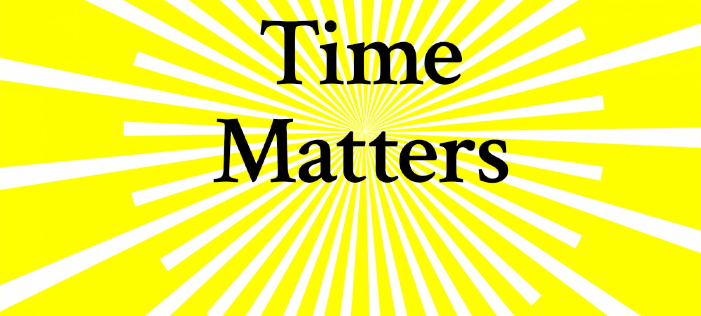 APRIA presents: Time Matters