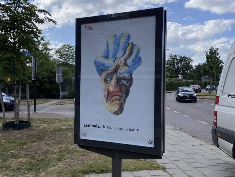 Mupi route AKI ArtEZ