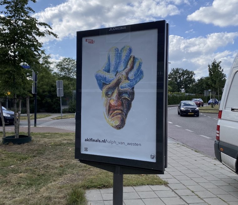 Mupi route AKI ArtEZ