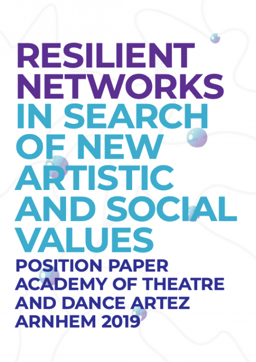 Resilient networks in search of artistic and social values