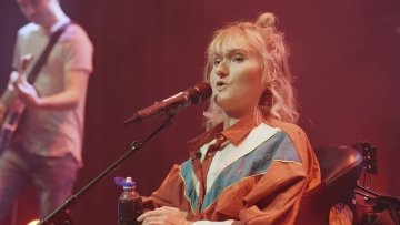 Silke Veld, student in the bachelor's course Academy of Pop Music at the ArtEZ Academy of Pop Music in Enschede