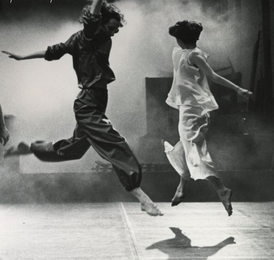 Trisha Brown and Eva Karczag dancing | Opal Crosby St 1980